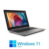 Laptop Touchscreen HP Zbook 15 G6, i7-9750H, 32GB, Quadro T2000, Win 11 Home